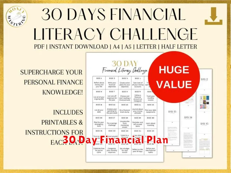 30 Day Financial Plan