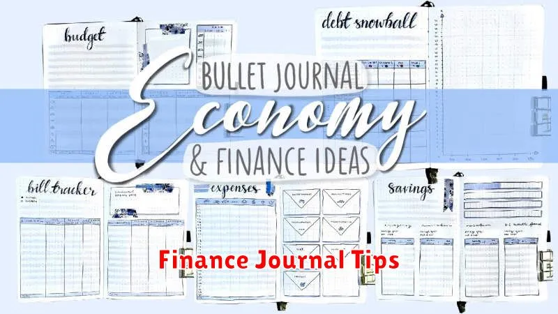 Finance Journal Tips